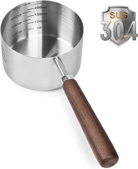 Htm-304 Fafaflyer Dog-cat Food-scoop Measuring-cup - 304 Stainless Steel 1 Cup Primary Color