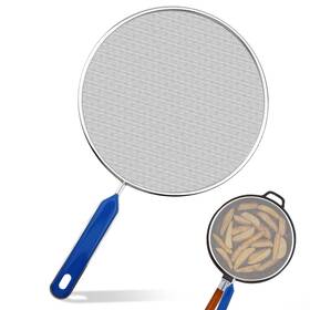 243117-fpus Fampery Splatter Screen For Frying Pan - 8.3 Stainless Steel One Size Silver