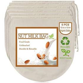 Fancymay 726972929247 Nut Milk Bag Cheesecloth 6 Pack