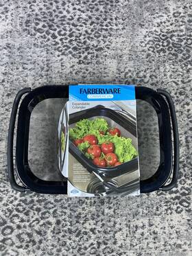 5190199 Farberware Commercial Expandable Colander Strainer Over-sink Stainless
