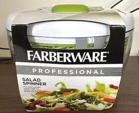 5258396 Farberware New Salad Spinner Reasuraunt Barware Home Kitchen