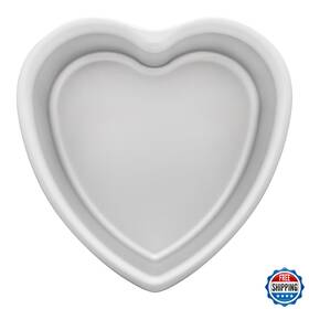 B0dgw2p6vf Fat Daddios Pht-103 Anodized Aluminum Heart Cake Pan 10 X 3 Inch