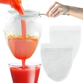 Fm-011 Fatcat Nut Milk Bag Strainer With Stand Strainers Fine Mesh Bags Jelly Straine