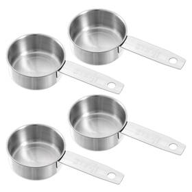 Va0e18f7 Fdclixuvol 687978 1 4 Pcs 1/4 Cup Measuring 60 Ml Stainless Steel Silver
