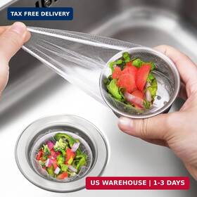 Fdovoiq 607612897167 300 Pack Kitchen Sink Strainer Mesh Bags - Anti-clogging Disposable Drain C