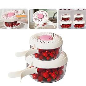 Fengshounian 769029478947 2pcs Upgraded Fruit Washing Bowl With Strainer Bpa-free Drain Basket For Lid