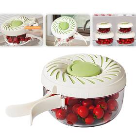 Xklsl01 Fengshounian New Large Fruit Strainer Container With Lid 2.85qt 2.7l Vegetable Was Xklsl01 Fengshounian New Large Fruit Strainer Container With Lid 2.85qt 2.7l Vegetable Was
