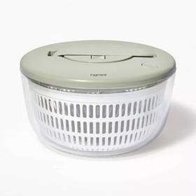Figmint 932638783447 5 Quart Salad Spinner Clear Abs Hand Wash 3-piece Set