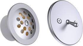 Ff-5114-sn Fine Fixtures Bathtub Shower Drain 20ga Brass Tubing Trip Lever Overflow Sn Ff-5114-sn Fine Fixtures Bathtub Shower Drain 20ga Brass Tubing Trip Lever Overflow Sn