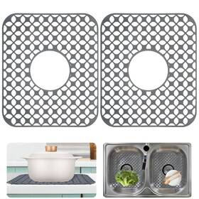 Finphoon 768634129060 Kitchen Sink Mat 2pcs Protectors For 13.8ftft X 11.4ftft