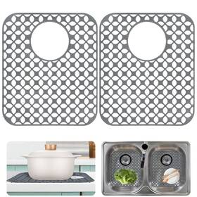 Finphoon 768634136921 Sink Protectors For Kitchen Mats 2pcs 13.8ftft X 11.4