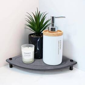 Caddy-01 Fowseek Stone Drying Tray Diatomite Instant Dry Sink Organizer For 8.8 X White