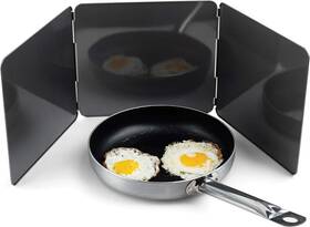 5938 Fox Run Non-stick 3 Sided Splatter Guard For 9 X 10.25 Inches Gray Steel