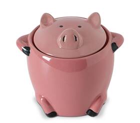 Gabroc 703775434802 Ceramic Bacon Grease Saver With Strainer Pig Shaped Container Fo Gabroc 703775434802 Ceramic Bacon Grease Saver With Strainer Pig Shaped Container Fo