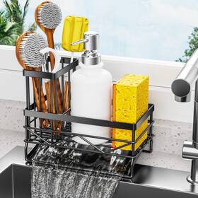 Hmj-xmc-0326 Galasily Kitchen Sink Caddy Sponge Holder For Organzier An
