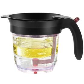 Fatsep3 Gamexcel Outi 4cup8 Blk Ktc23 Fat Separator With Bottom Release 4 Cup 33.8 Oz Kitchen Grease Grav
