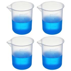 901290 Gaqwok 4pcs Silicone Laundry Detergent Cup Holder - 3.4 Ounces 100 Ml Clear