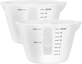 Gafba300888 Gartful 2x 500ml Large Silicone Measuring Cups 2-cup Resin Mixing And Xl-500ml 2