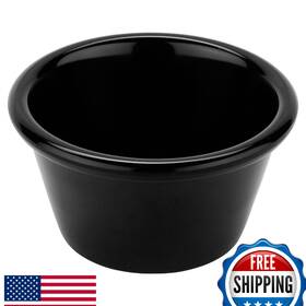 B005j4s6nu Get G.e.t. 3oz Black Melamine Ramekins - Pack Of 12 Break Resistant