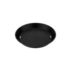 Rb-891-bk Get G.e.t. Round Serving Basket With Drainage Slots 12 Inch Black Set Of