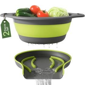 Cdats016 Gevoli Collapsible Colander With Draining Tray