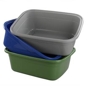 Ggbin 711202517554 18 Quart Dish Pan/wash Basins Set Of 3