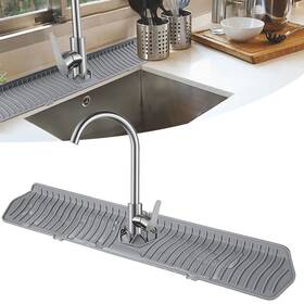 Gigabaskets 762704536086 24inch Xxl Kitchen Sink Splash Guard Silicone Protectors For