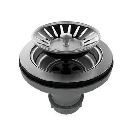 Xsq4835-bn Ginginking 3-1/2 Inch Stainless Steel Kitchen Sink Drain Strainer Assembly With Removabl