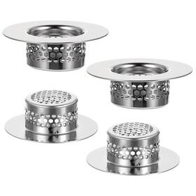 Gjinxi 4907lyon2479 4 Pcs Bathroom Sink Bathtub Drain Cover Strainer Hair Catcher S