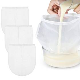587138 Gjinxi 3pcs Cheese Cloths Bag For Straining 11x9 Inch Reusable Mesh Juice Nyon Stra