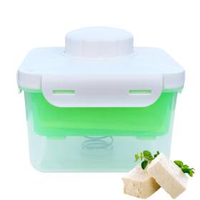 Press002 Glo Tofu Press Upgrade Adjustable Dishwasher Safe Large Vegan Green