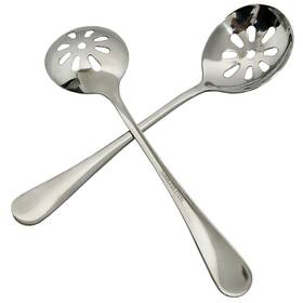 Goeielewe 791533342421 2-pack Soup Slotted Serving Spoon 7.7-inch Stainless Steel Colander For Goeielewe 791533342421 2-pack Soup Slotted Serving Spoon 7.7-inch Stainless Steel Colander For