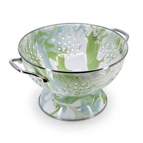 Mm27 Golden Rabbit Enamelware - 3 Quart Colander Modern Monet
