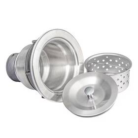 Golden Vantage 445030814846 3.5 Inch Multi-layer Round Stainless Steel Kitchen Sink Drain And Strainer Combo Golden Vantage 445030814846 3.5 Inch Multi-layer Round Stainless Steel Kitchen Sink Drain And Strainer Combo