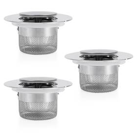 1035578 Gosknor 3 Packs Kitchen Sink Pop Up Drain Strainer Anti-clogging Bathroom Plug