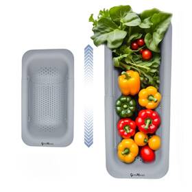 Gottahaveit 197644298358 Over The Sink Colander For Kitchen Collapsible Strainer Basket Fruit And Veg