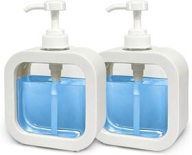 Cx-ysp-bai-300-us Goujfol Hand Soap Dispenser For Bathroom Modern Dish White 300ml