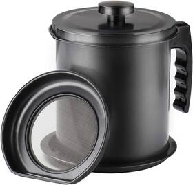Grease Container 313114336324 Bacon With Strainer- 1.6 L Or 6.7 Cup Iron Kitchen Oil Storage