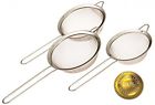 Greenbush Goods 3 Piece Fine Wire Mesh Strainer Set Best For Straining And 731236160250
