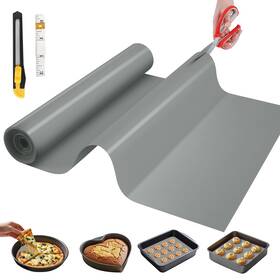 B0dxzrw48z Gtj 16 Inch X10ft Silicone Baking Mat Free Cut Non-stick Reusable Sheet For Pastr