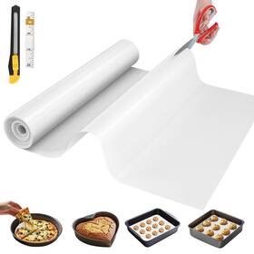 B0ffgf8m6d Gtj 20 Inch X6ft Silicone Baking Mat Free Cut Non-stick Reusable Dough Oven Liner