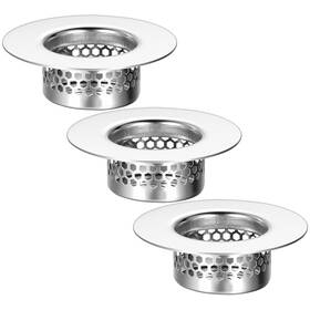 Gtziqa 736237 1 V2txqjao 3 Pack Bathroom Sink Drain Strainer Stainless Steel Cover Hair Ca