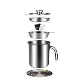 20220918-grease Guarm 304 Stainless Steel Oil Tank 2l/68oz Multi-functional Container With Activate