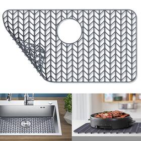 26ftftx Guukin Smp001 Sink Protectors For Kitchen 14ftft Silicone Mat Grid F