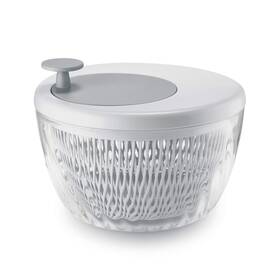 Guzzini 826242318266 10 Inch Salad Spinner With Lid - White Wash Spin And Dry Vegetables Fruit Guzzini 826242318266 10 Inch Salad Spinner With Lid - White Wash Spin And Dry Vegetables Fruit
