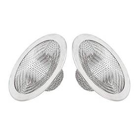 Sc010 Gxone Drain Hair Catcher Mesh Metal Sink Strainer Set Of 2 Fits For Bathroom Bathtu