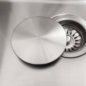 Gst-1901 Gzila Kitchen Sink Stopper Flat Decor Cover 304 Stainless Steel Drain