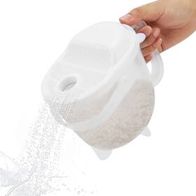 H&e 727156823443 14oz Rice Washer Plastic Quinoa Grain Washing Bowl Vegetable Fruit Pasta
