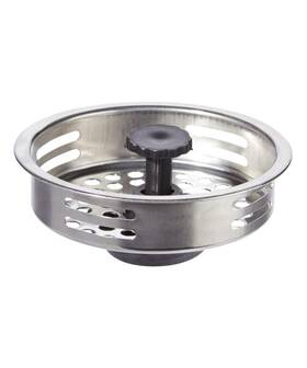 Handy Housewares 690770867226 Metal Kitchen Sink Basket Strainer 3.25 Drain