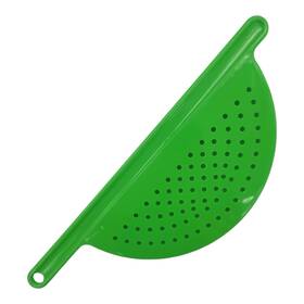Hh66741 Handy Housewares Hand Held Plastic Pot Drainer Pasta Noodle Veggie Strainer Green